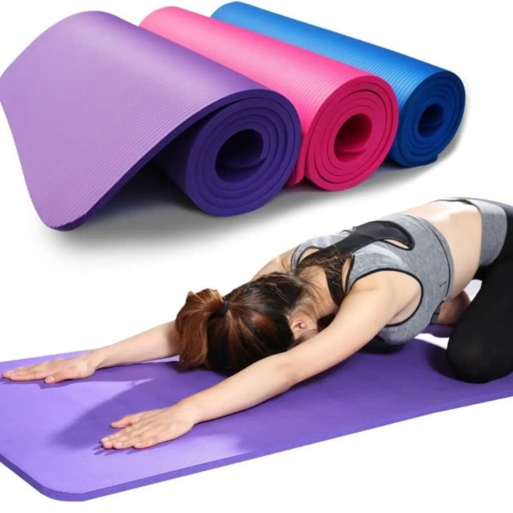Tapete de Yoga Colchonete Ginástica 1,73 Metros Macio Tatame de Exercícios Pilates E.V.A.