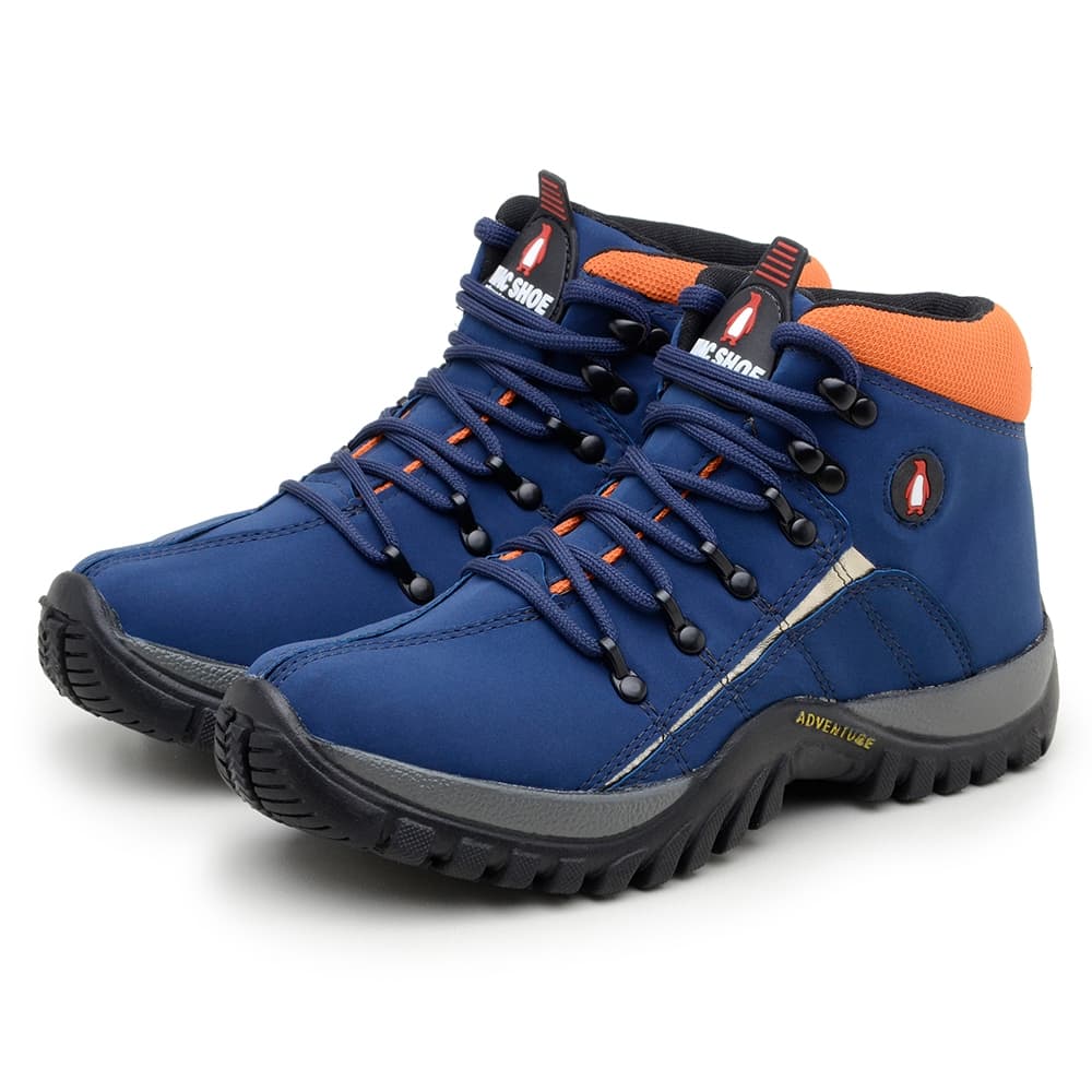 Bota Coturno Masculino Parra Boots Adulto Infantil Confortável Trilha Passeio Segurança N° 31 ao 44