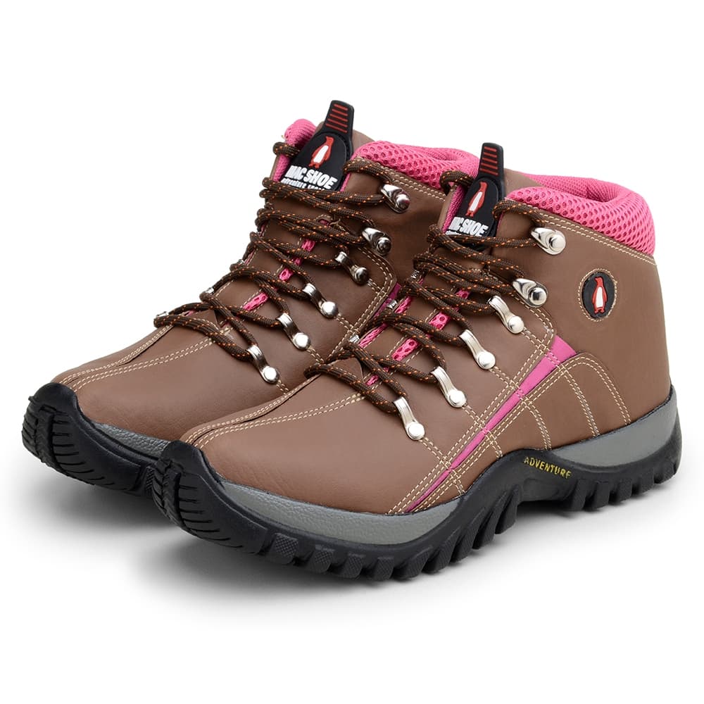 Bota Coturno Feminino Adventure Trilha Adulto Infantil Parra Boots - Ref: 218