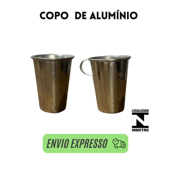 caneca de alumínio copo  de aluminio caneca de alumínio 400ml copo para personalizar