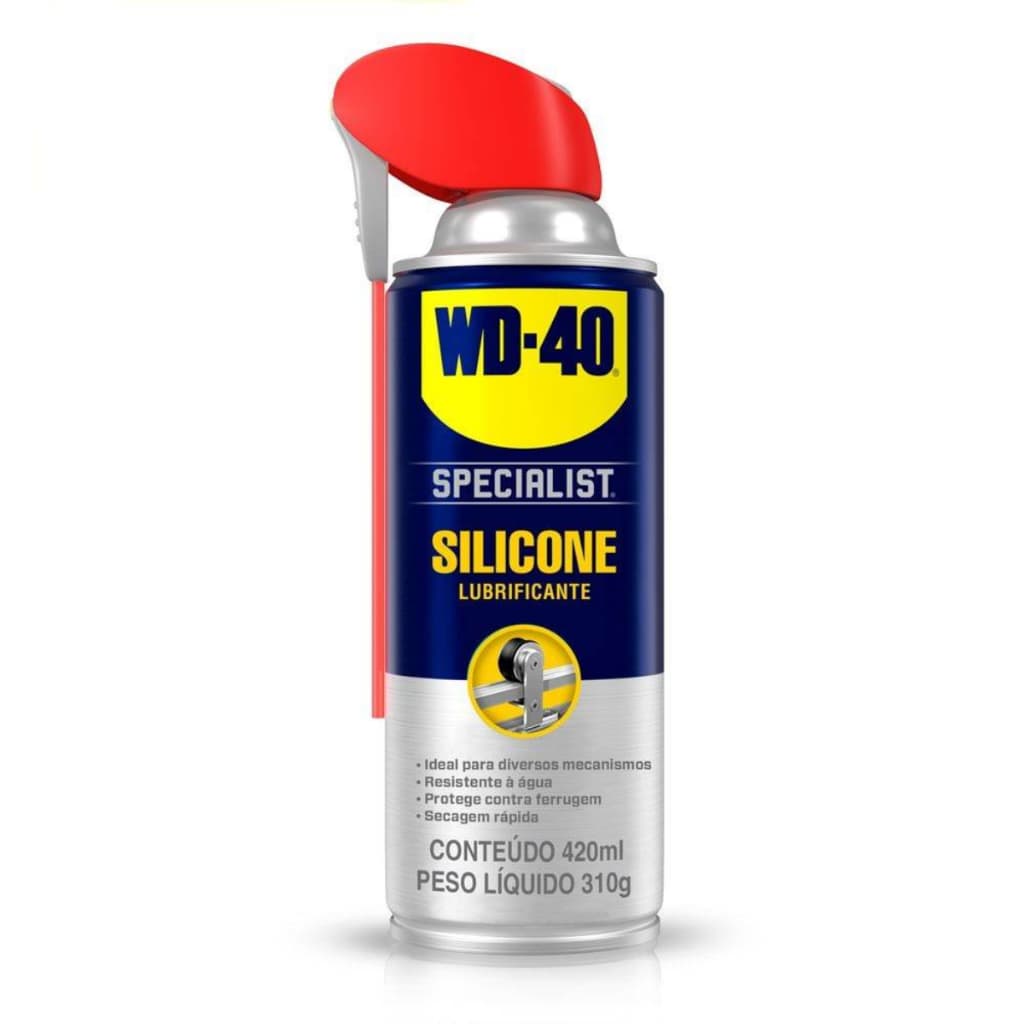 Spray Lubrificante WD-40 Silicone 420ml Multiuso Alta Performance