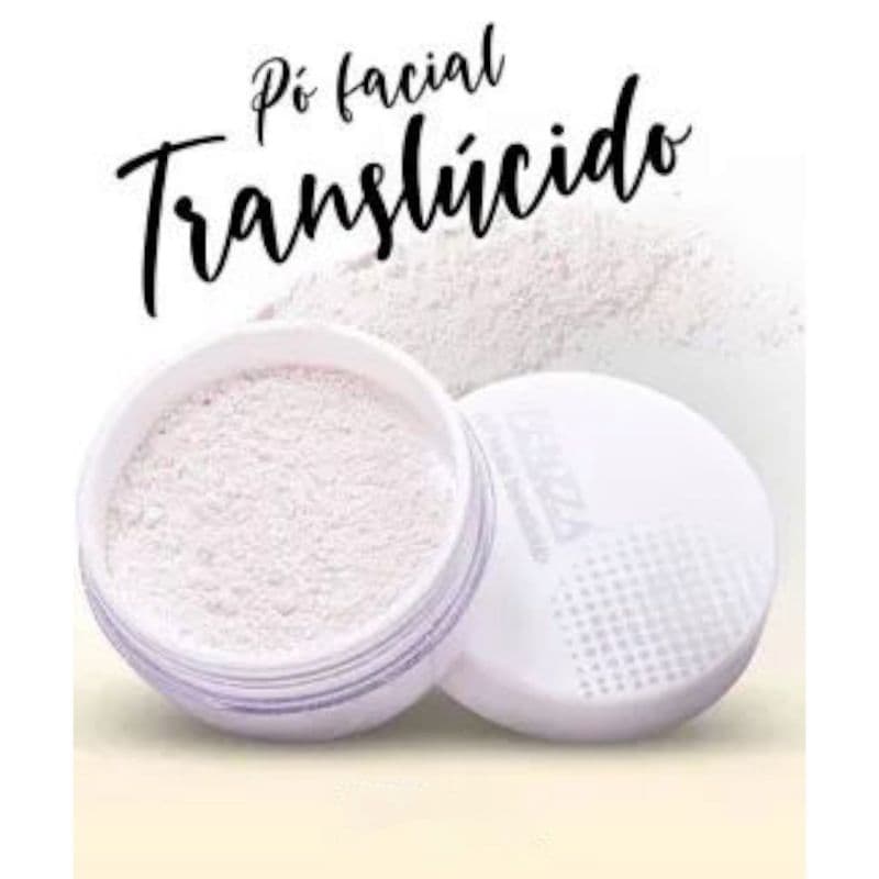 Pó Solto facial Translúcido a Prova D'água Longa Duração Fenzza Maquiagem feminina