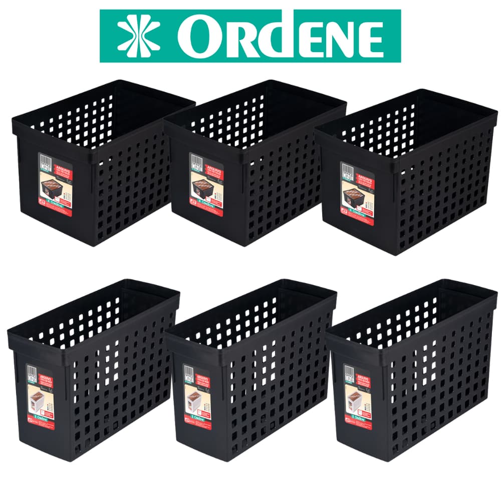 Kit Arquivo Estreito + Arquivo Largo Ordene Arquivo Morto Pastas Suspensas Com Furação Lateral Kit Com 2 4 ou 6 Unidades