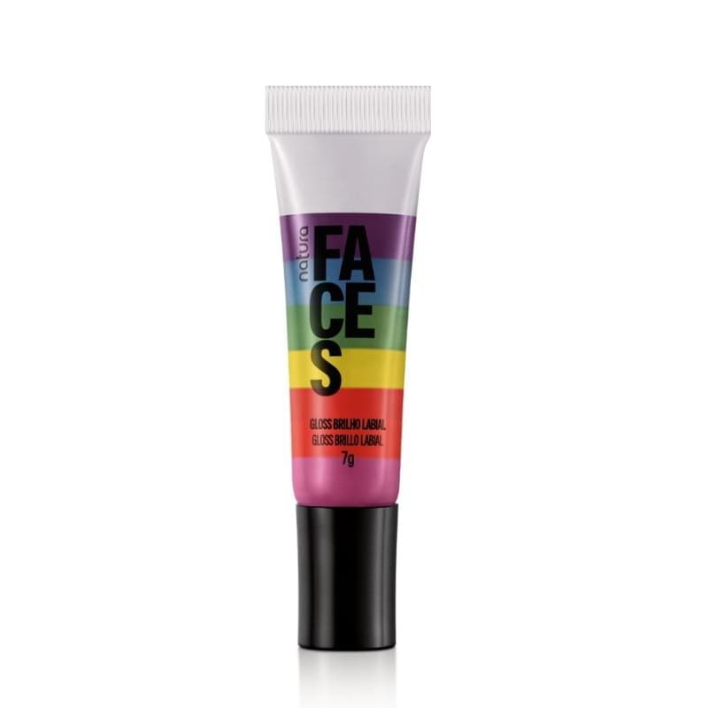 Natura Faces Gloss Faces Coleção do Amor brilho labial 7g, efeito incolor, hidratação imediata