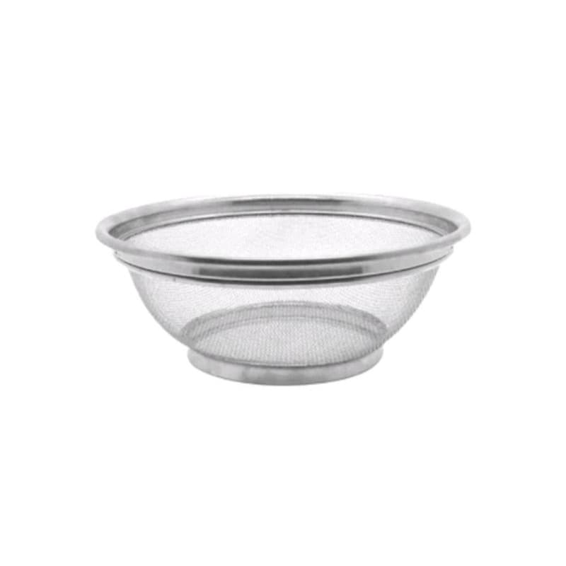Escorredor Inox Sem Alça – Utensílio Multiuso Cozinha Macarrão Legumes Frutas Promoção