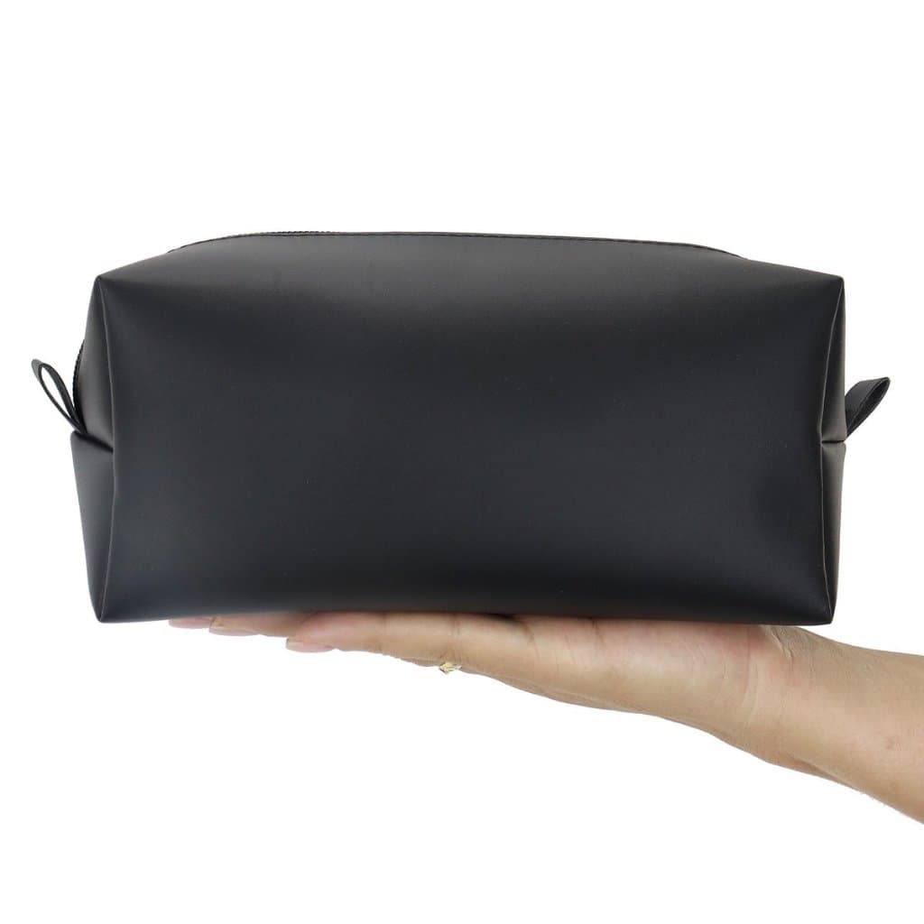 Bolsa Necessaire Unissex Grande Liso Porta Objetos Maquiagem Organizador Viagem