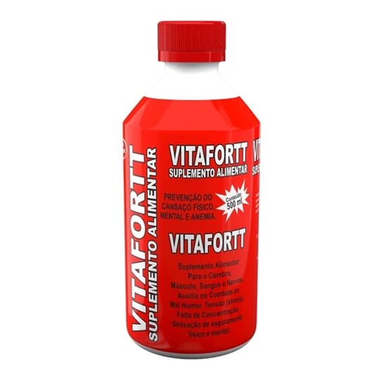 01 VitaFort Líquido 500ml Fortificante para Cansaço