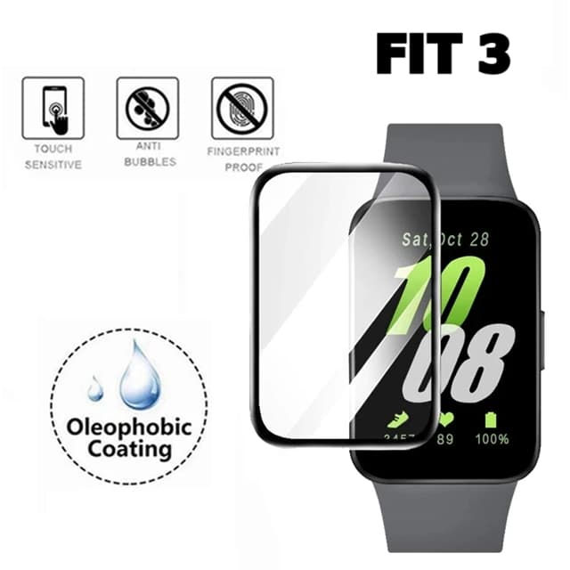 Película Proteção De Tela 3d Compatível Com Samsung Galaxy Fit 3