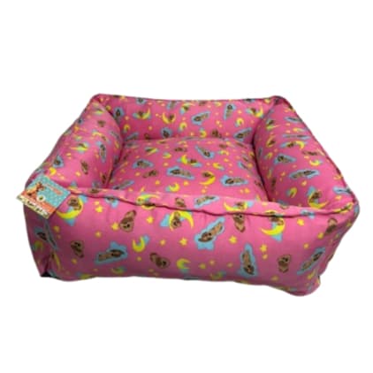 Caminha Pet Cama Quadrada Tricoline Cachorro Gato Grande Macho Femea Impermeável com zíper lavável