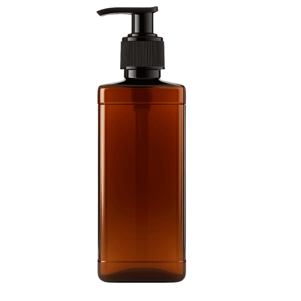 Frasco Pet Âmbar com válvula pump 400ml dispenser plástico sabonete shampoo álcool gel loção cosméticos lavabo banheiro