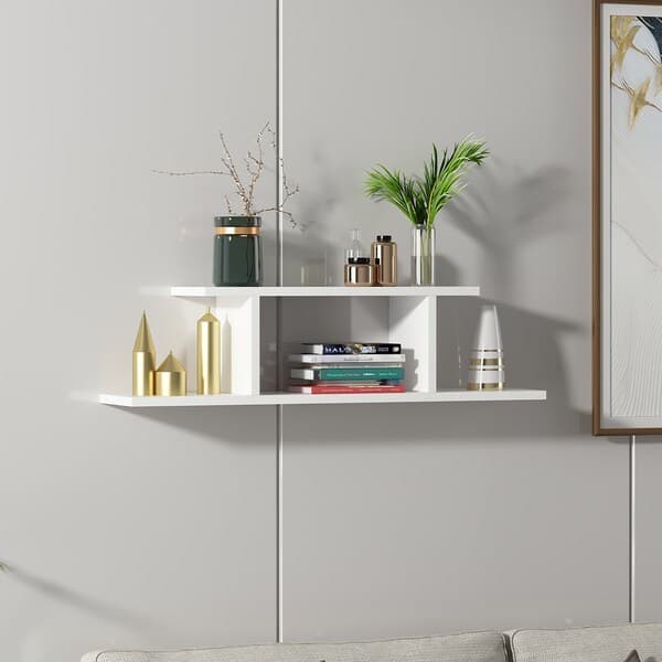 PRATELEIRA DECORATIVA 80X60CM LINDA E MODERNA DESIGN CLEAN PARA SALA QUARTO ESCRITÓRIO SUPER OFERTA