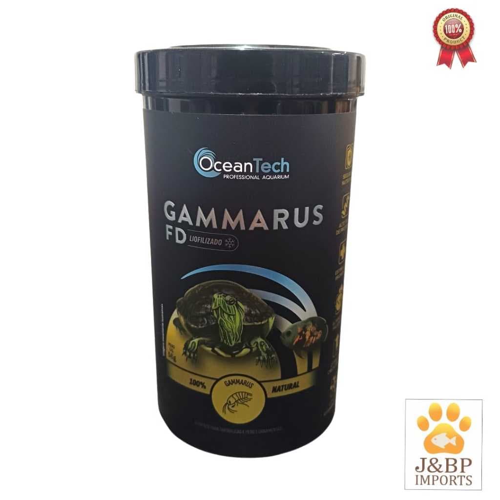 Ração para Tartarugas Gammarus Ocean Tech – Envio Imediato | Distribuidor Oficial