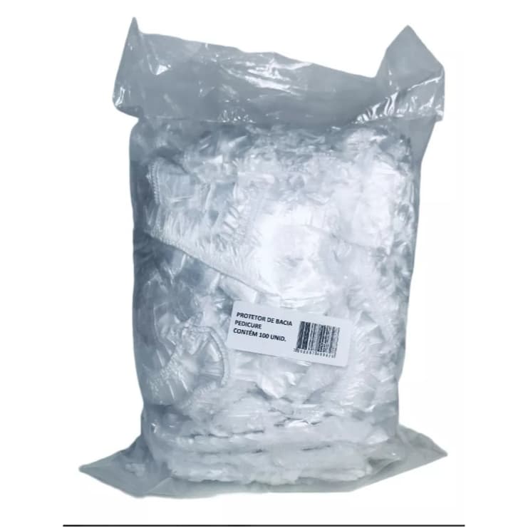 Protetor De Bacia Pedicure Descartável 68x66 C/ 100 Un
