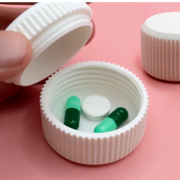 Caixinha para Guardar Comprumidos, Vitaminas, etc - Prático Simples Minimalista