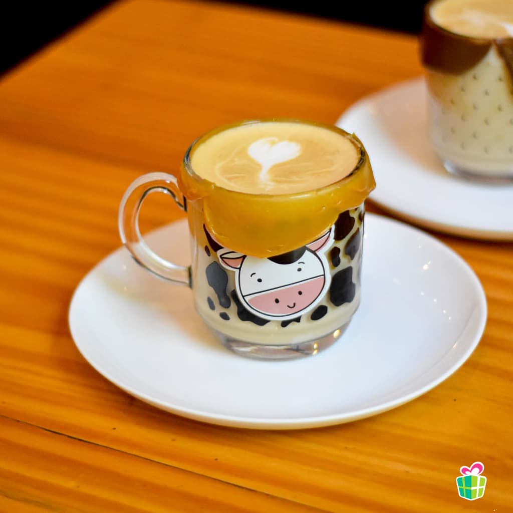 Caneca Elegance Mumu Vidro Térmico 300 ml Presente