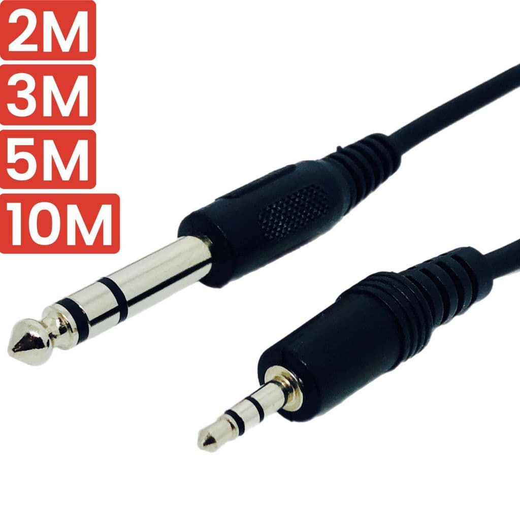Cabo Audio Auxiliar P2 X P10 Estereo 2M 3M 5M 10M