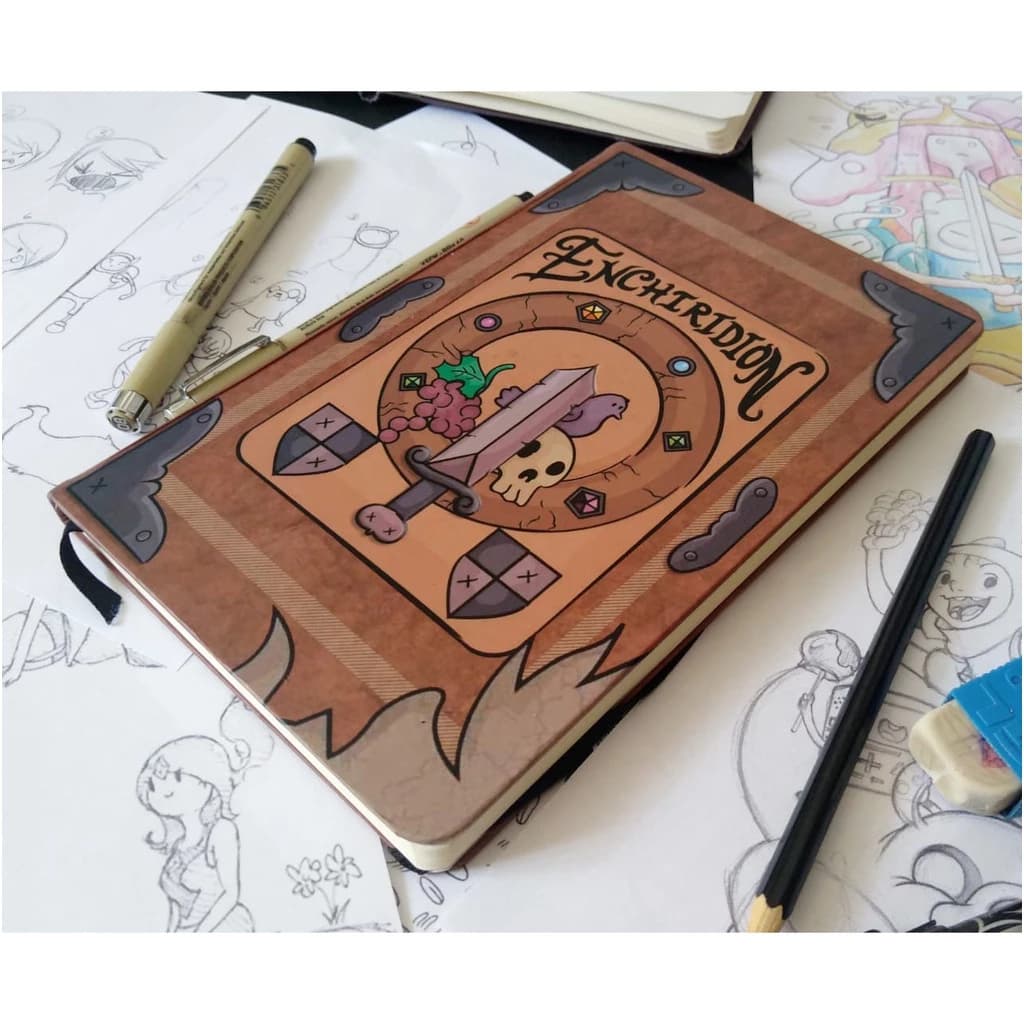 Caderno Enchiridion A5 14x21 para desenho ou anoatação