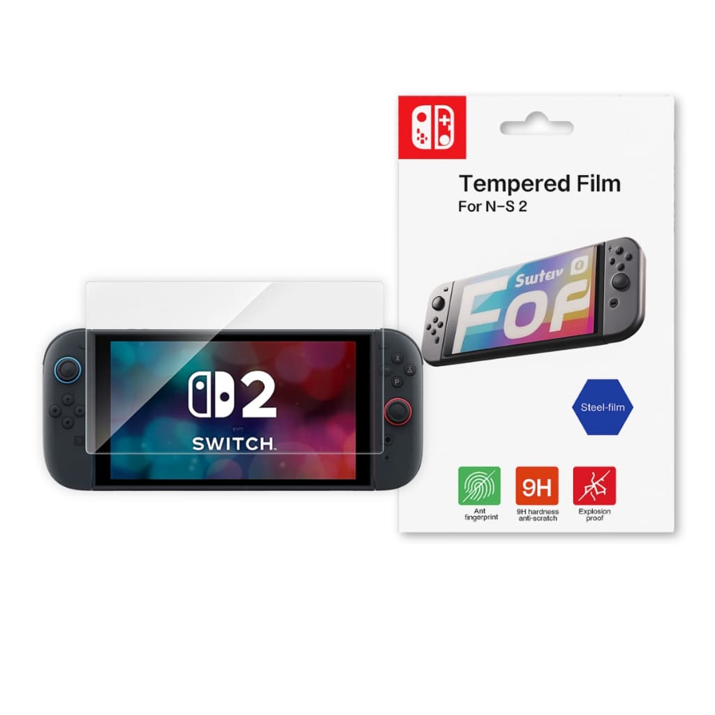 Película de Vidro Nintendo Switch 2 Temperado Dureza Protetora Hd Resistente para Tela Ns2