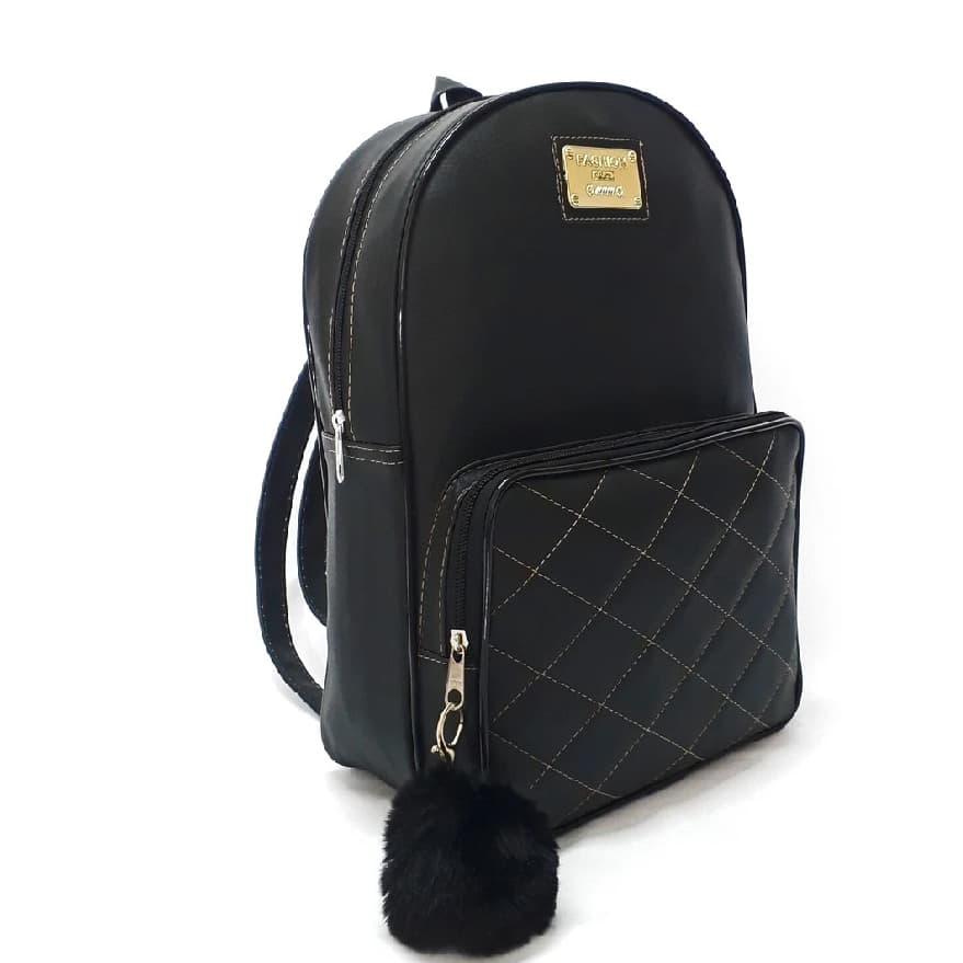 Bolsa Mochila feminina de Couro Sintético, Bolsas Femininas de moda UNIVERSITARIA