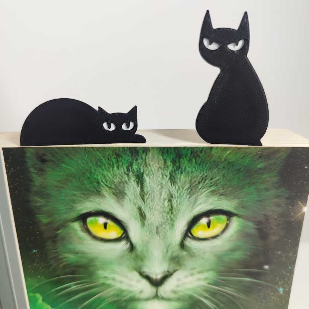 Marcador de Página Gatinho Curioso – Kit Criativo e Fofo