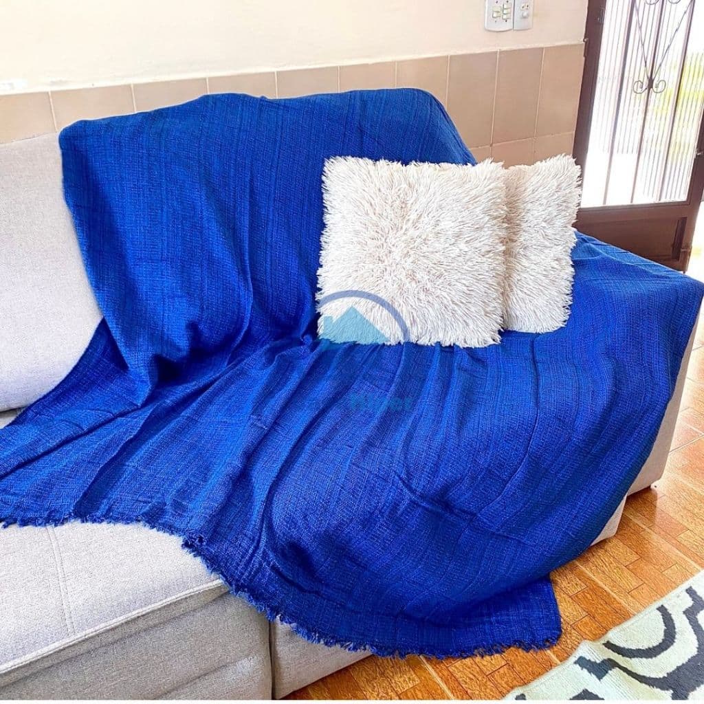 Manta Para Sofa Protetora 240x180 Cama Coberta Artesanal  Casa Nova Elegante Decoração Promoção