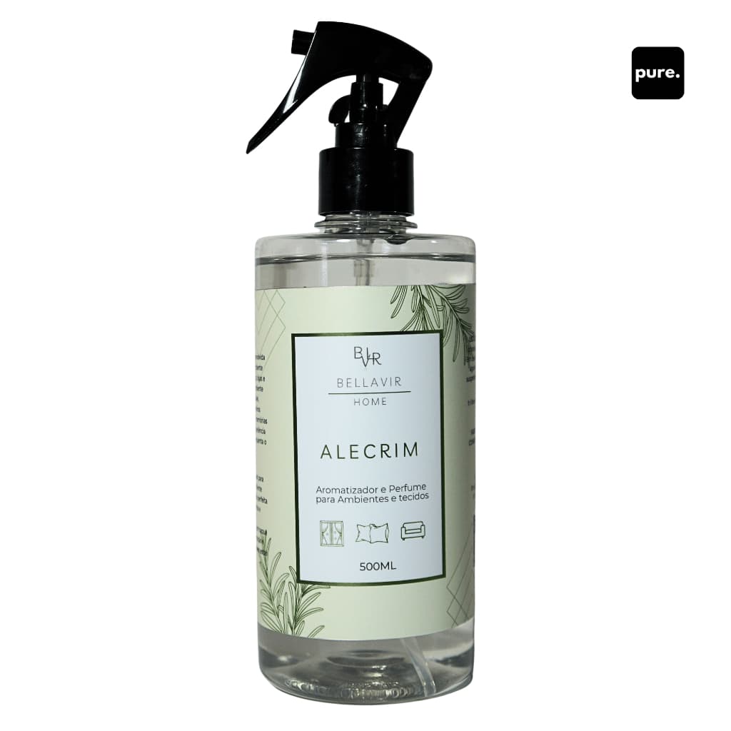 Água Perfumada Home Spray Bellavir - Alecrim