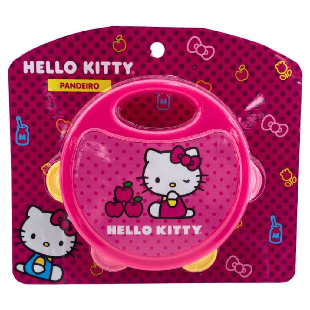 Pandeiro Infantil Hello Kitty 13cm - Candide