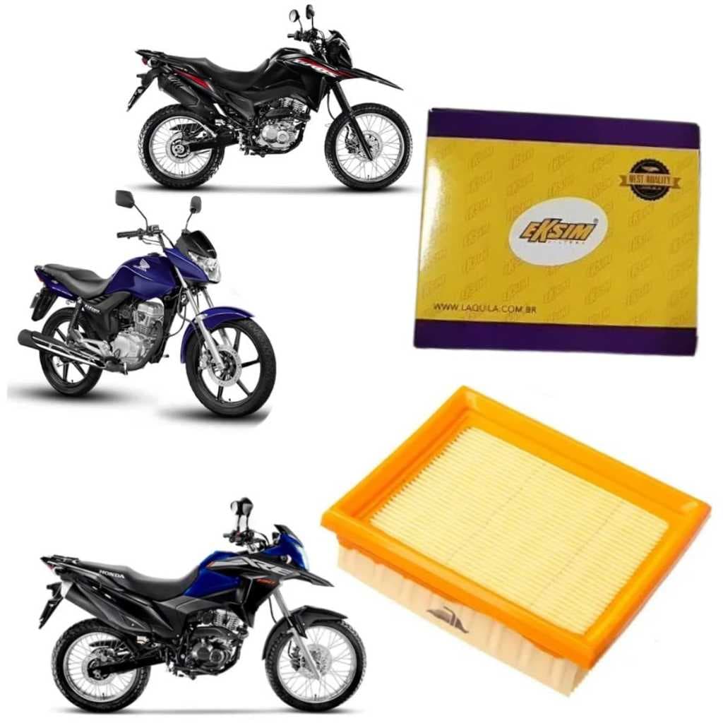 Filtro de Ar Original Honda Bros 125 Bros 150 bros 160 XRE 190 Pop 100/110i