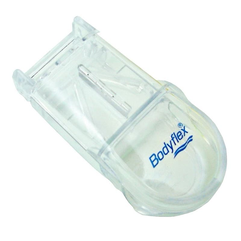 Porta Comprimidos E Cortador Bodyflex 2 Em 1 Transparente