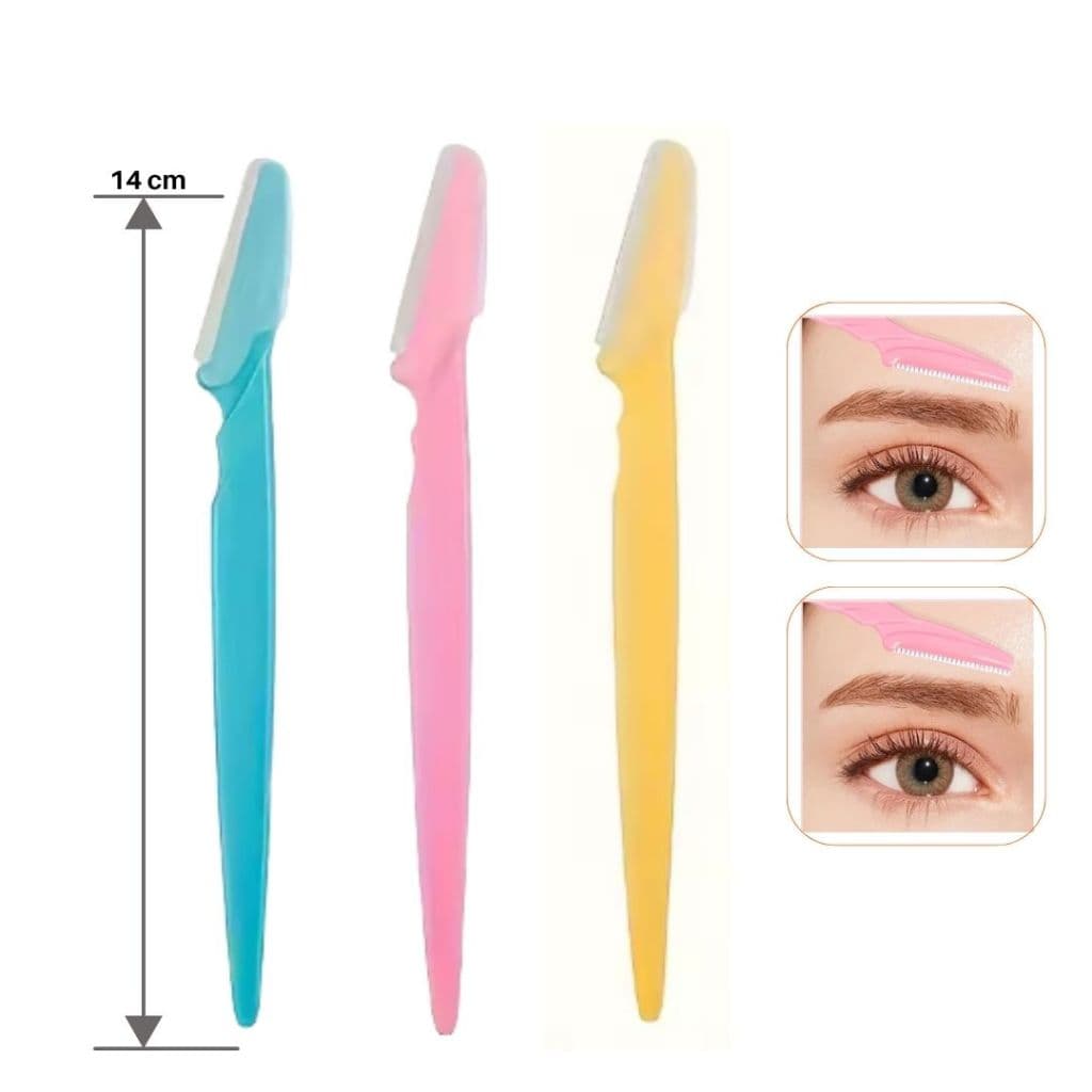 Navalhete Unisex Navalha P/ Sobrancelha E Rosto Lâmina Fixa