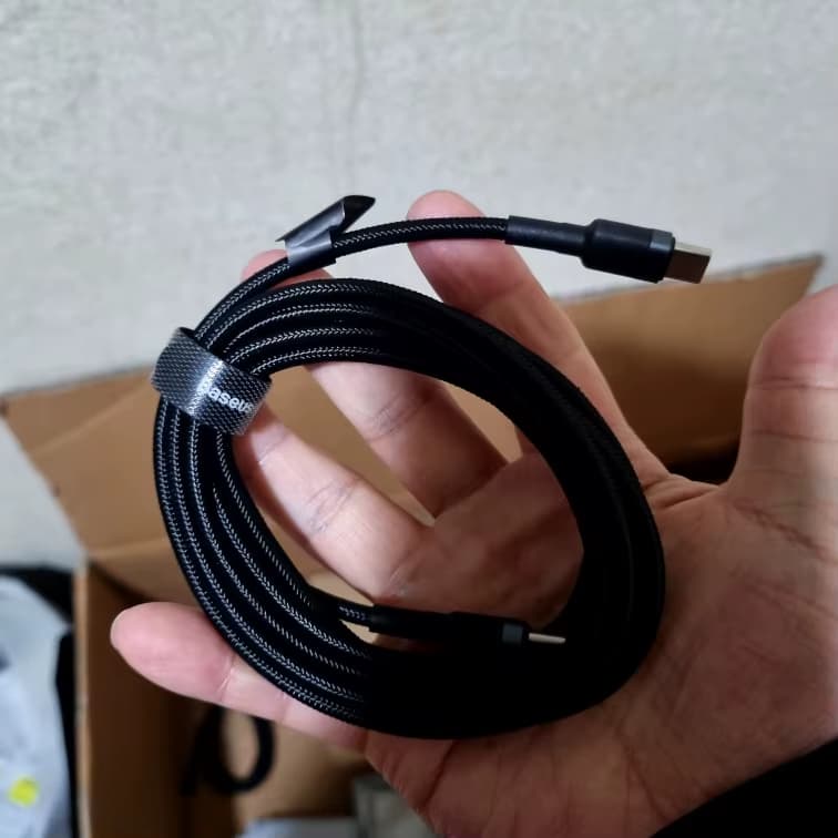 Baseus usb tipo c para cabo usb c para iphone 16/15 - 60w