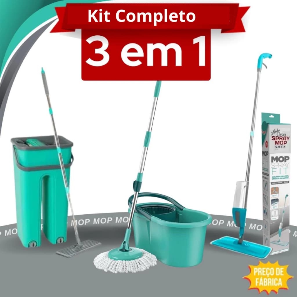 Mop flat flash spray giratorio spin balde limpeza pesada magico fit lava e seca para banheiro vidro com refil