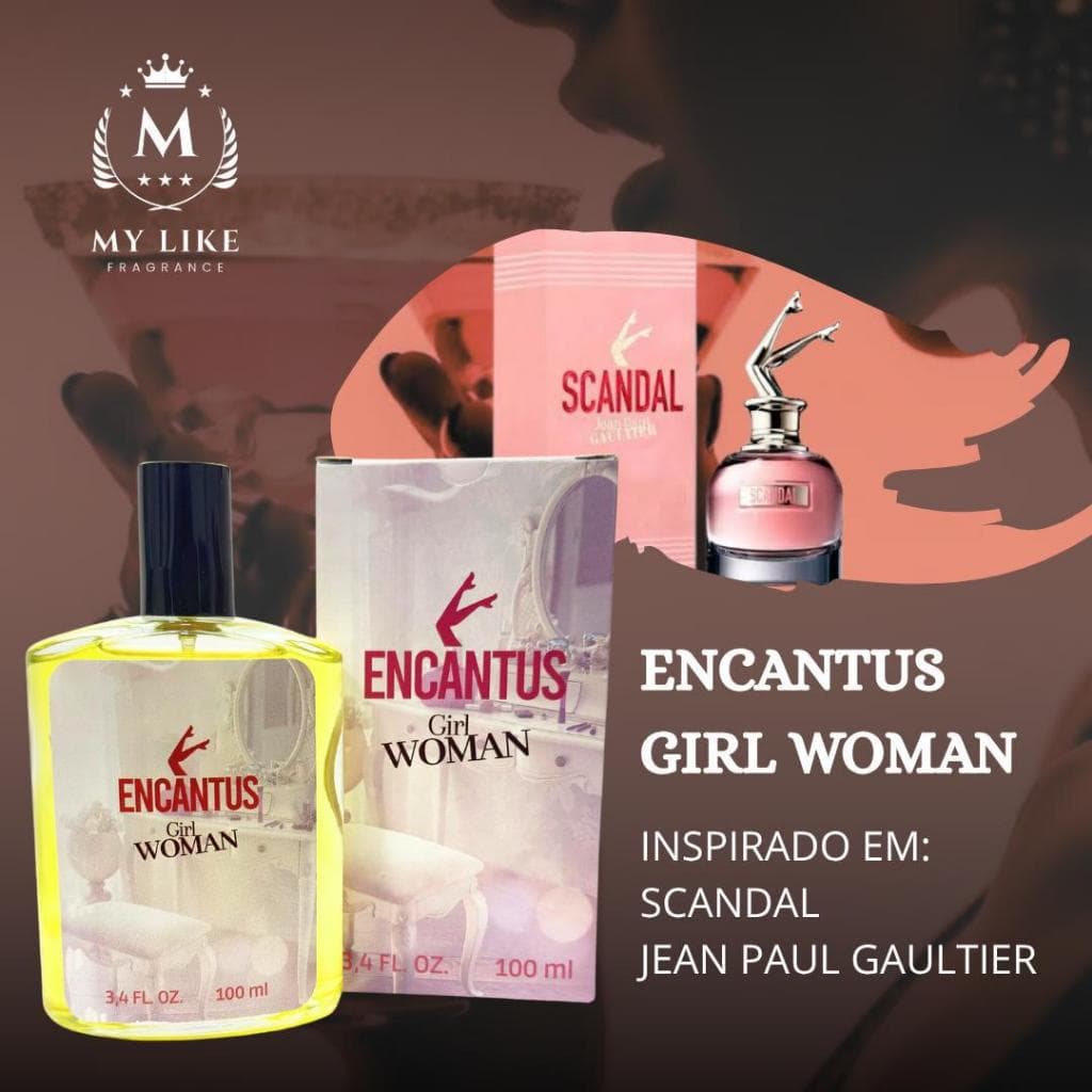 Perfume Feminino Similar 100ml Scandalus Girl Woman Eau de toilette - My Like