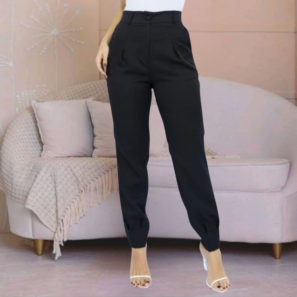 alfaiataria casual, calça elegante, moda feminina Shopee
