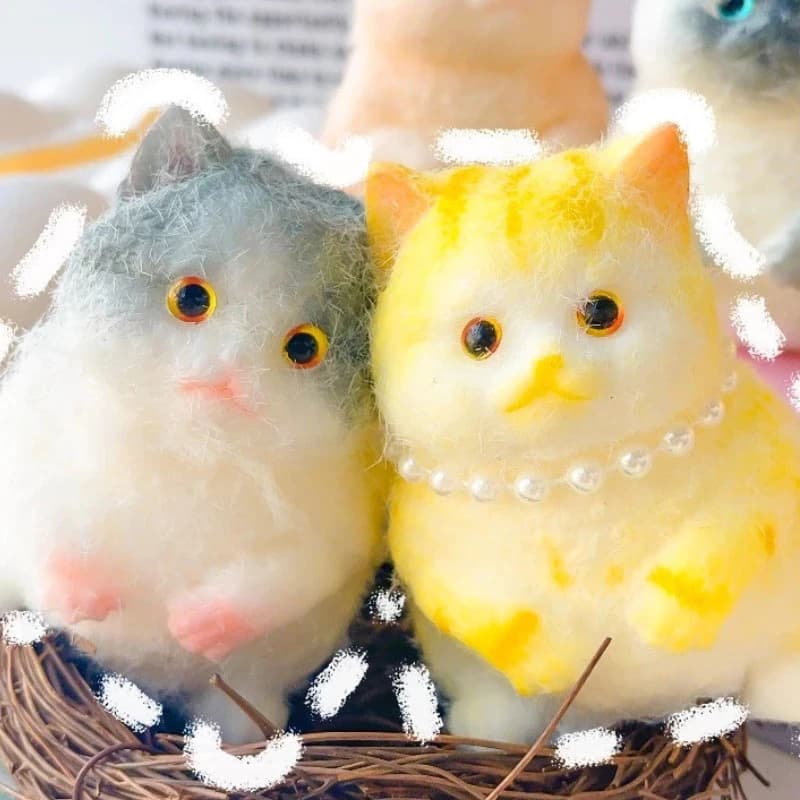 Brinquedos macios para gatos, alívio do estresse, brinquedos macios antiestresse para animais