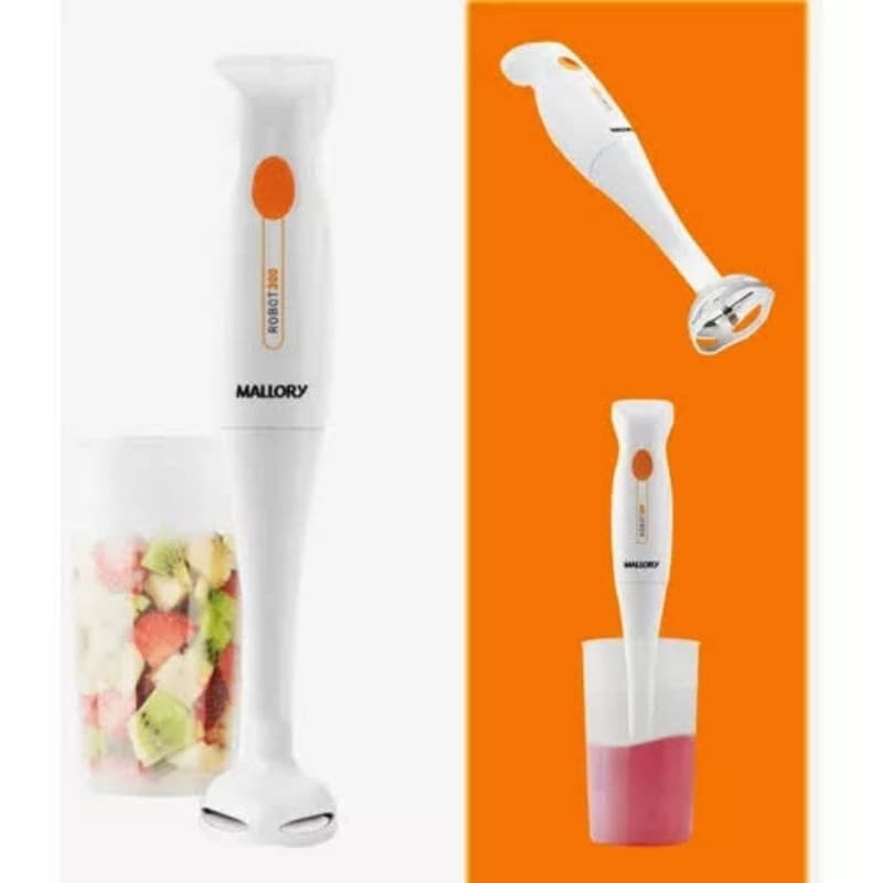 Mixer Robot300 Mallory batedor sheik suco potente portátil