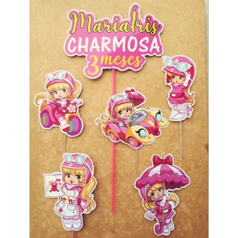 Topo de bolo Penelope charmosa - Personalizado.