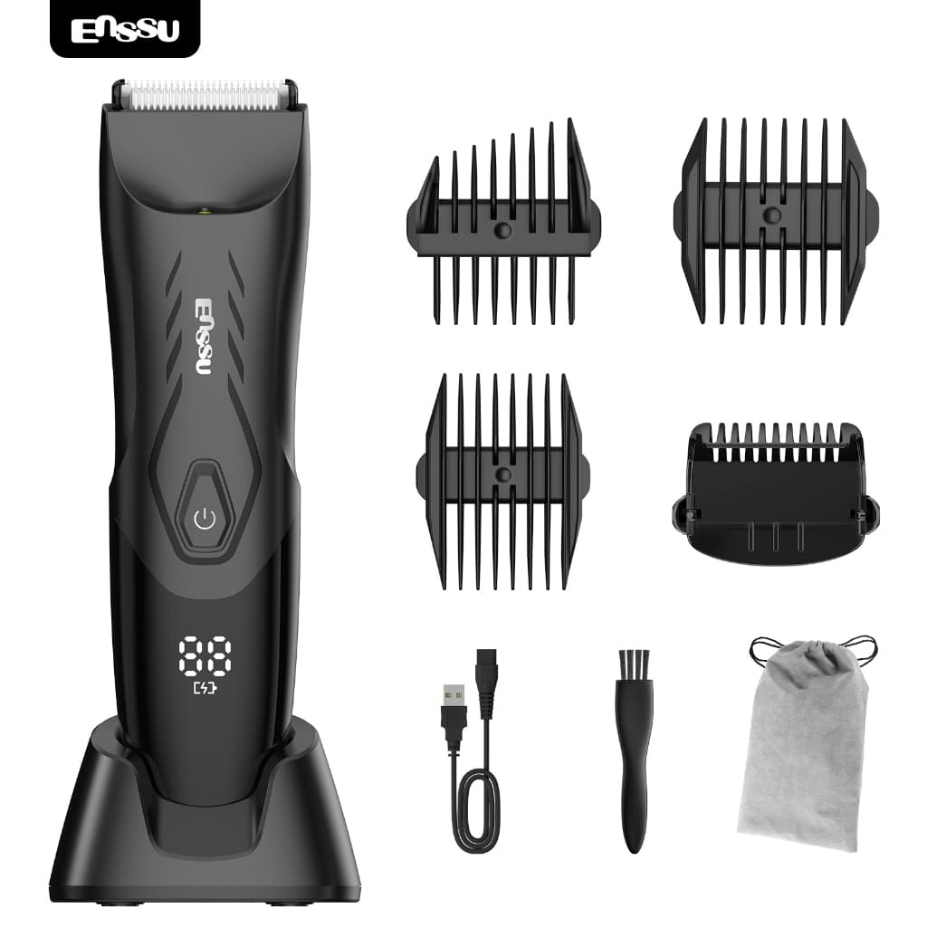 Maquina de barbear profissional/Aparador de pelos/Barbear 3 em 1 Conjunto multifuncional de 9 peças