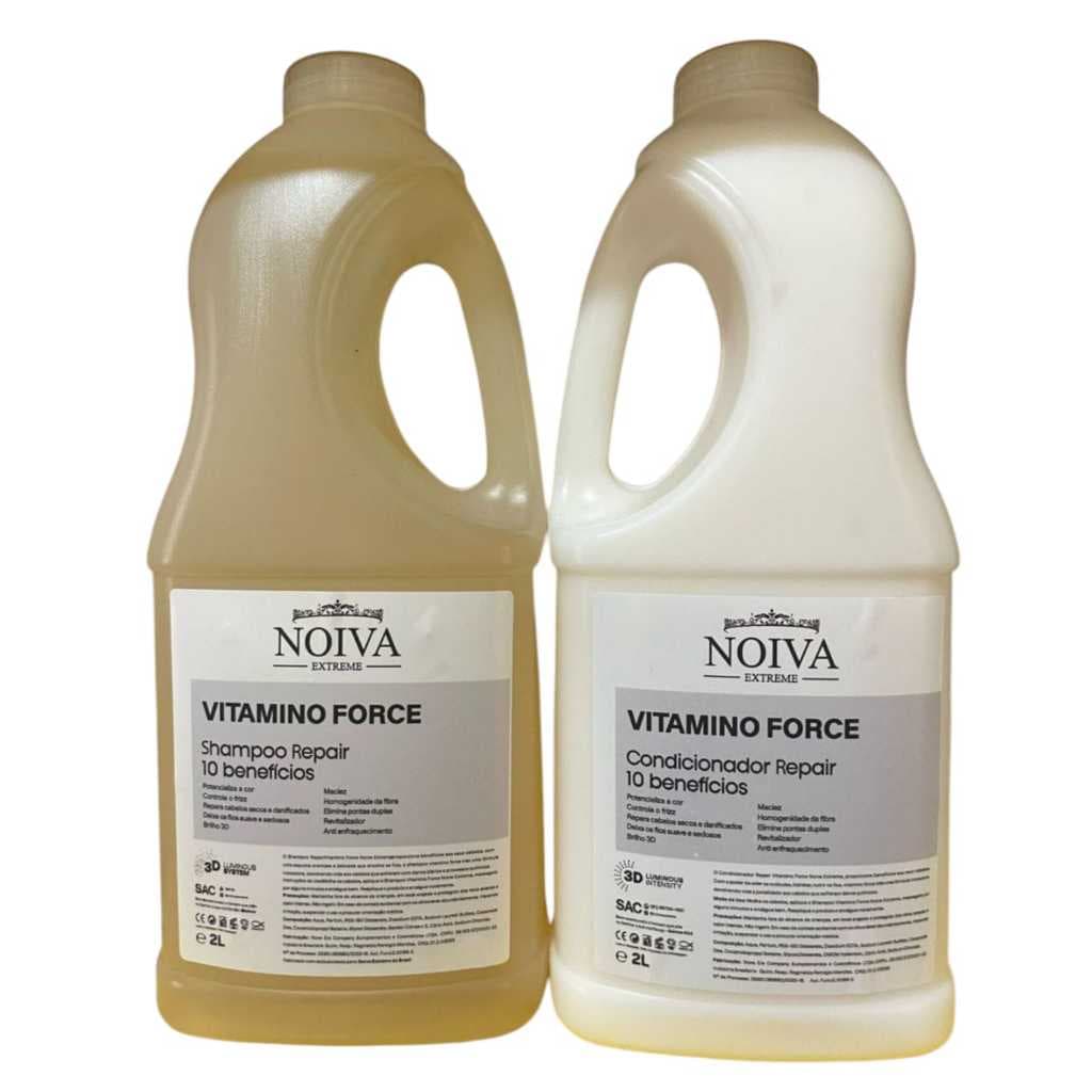✨ Kit Noiva  Salão Extreme Vitamino Force – 2 Litros cada (Noiva Extreme)
