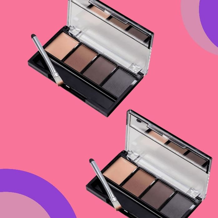 Paleta de Sombra para Sobrancelha Ruby Rose com 4 Sombras