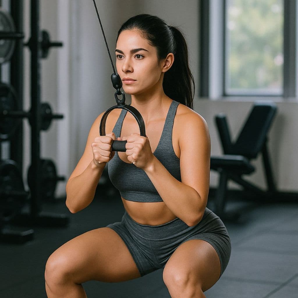 Puxador Estribo Fechado Academia Fitness Profissional Giro Musculação Crossover Compacto Lançamento Envio Rápido