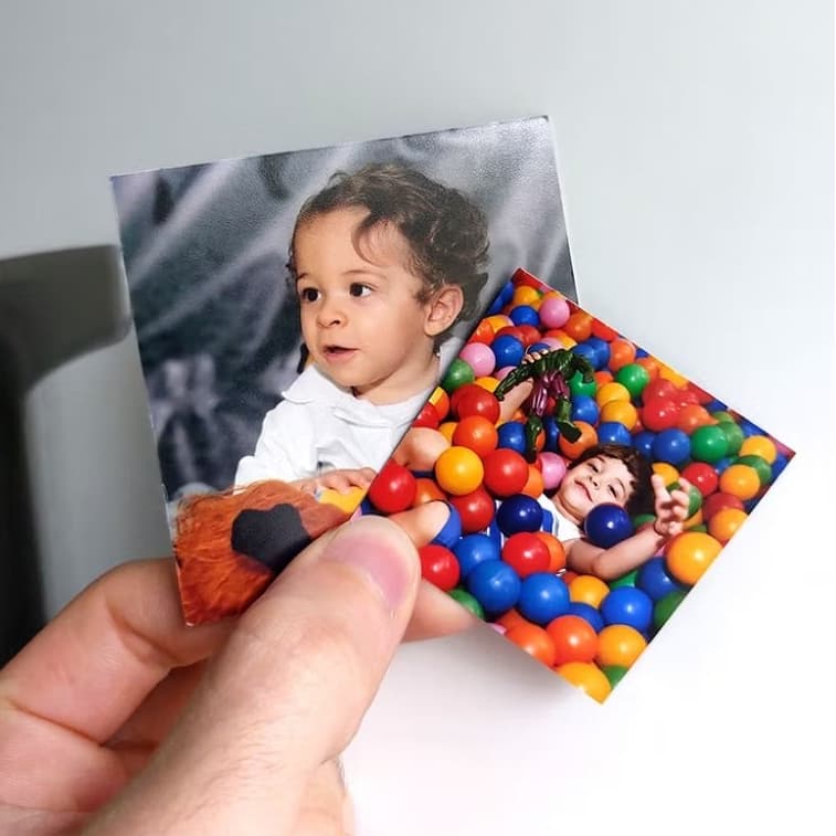Foto com ímã personalizado geladeira
