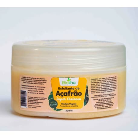 Esfoliante Corporal Super cheiroso de Açafrão 300ml