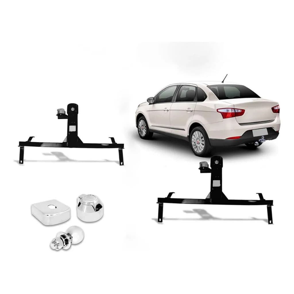 Engate Reboque Fixo Fiat Grand Siena 2012 até 2023 500kg