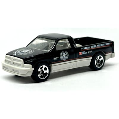 HOT WHEELS LOOSE DODGE RAM TRUCK - FEDERAL DRUG ENFORCEMENT