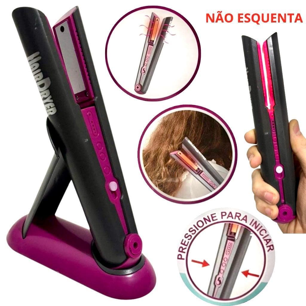 Chapinha Elétrica de Brinquedo Acende Luz Vermelha E Faz Som Realista + Suporte Menina Infantil