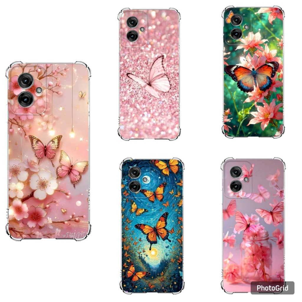 CAPA CAPINHA HEX COMPATIVEL COM MOTOROLA G56, G86 TPU DESENHOS VARIADOS CAPINHA CASE BORBOLETAS