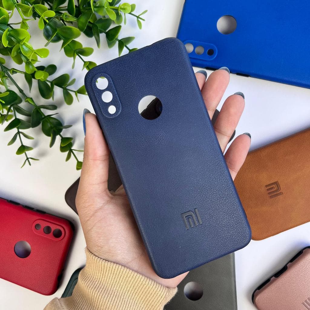 Capa Textura De Couro Para Xiaomi Redmi Note 7 / Forrada por dentro / CF50