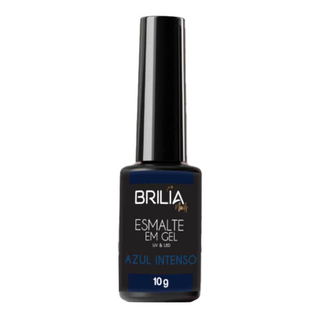 Esmalte Gel Brilia Nails Azul Intenso Cabine Led/Uv 10g