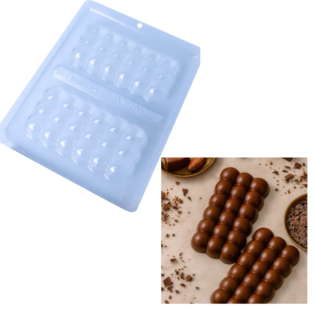 BWB Forma Barra Bubble Cód 10622 Acetato E Silicone 3 Partes Chocolate Lancamento Dia das Criancas